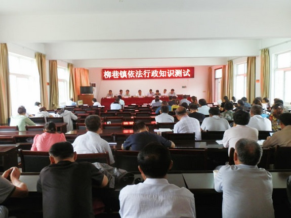 柳巷镇开展依法行政知识测试.jpg