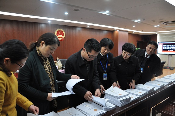 省高院到明光法院开展规范化诉讼服务中心考核工作2.jpg