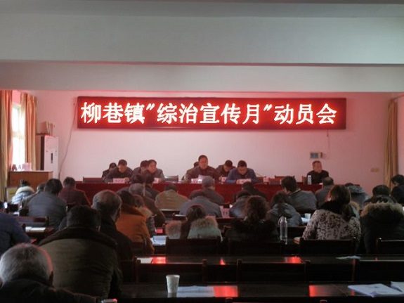 柳巷镇召开“综治宣传月”动员会.jpg